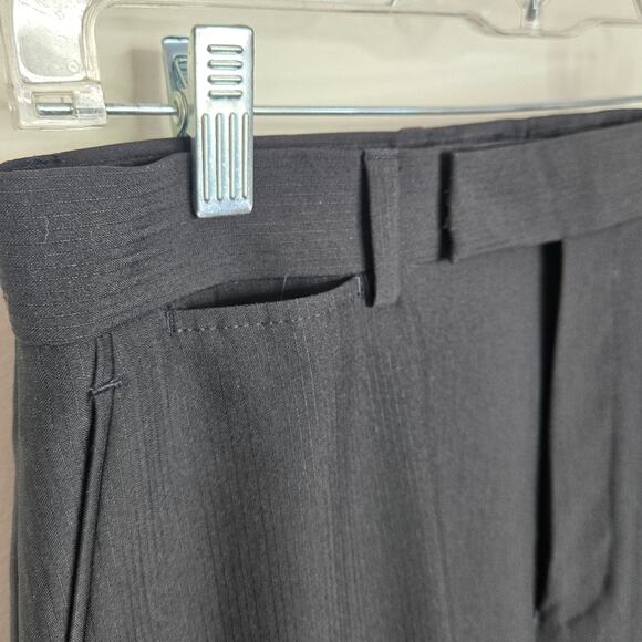 J.Ferrar Men's Modern Fit Black Dress Pants Size 32x32 - Picture 2 of 9